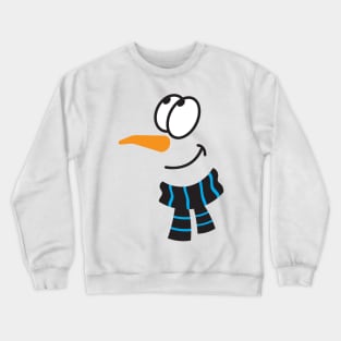 snowman face Crewneck Sweatshirt